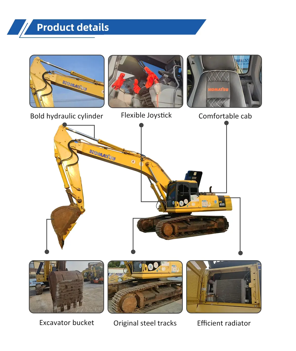 2020 Used Excavator Komatsu PC400 24 1