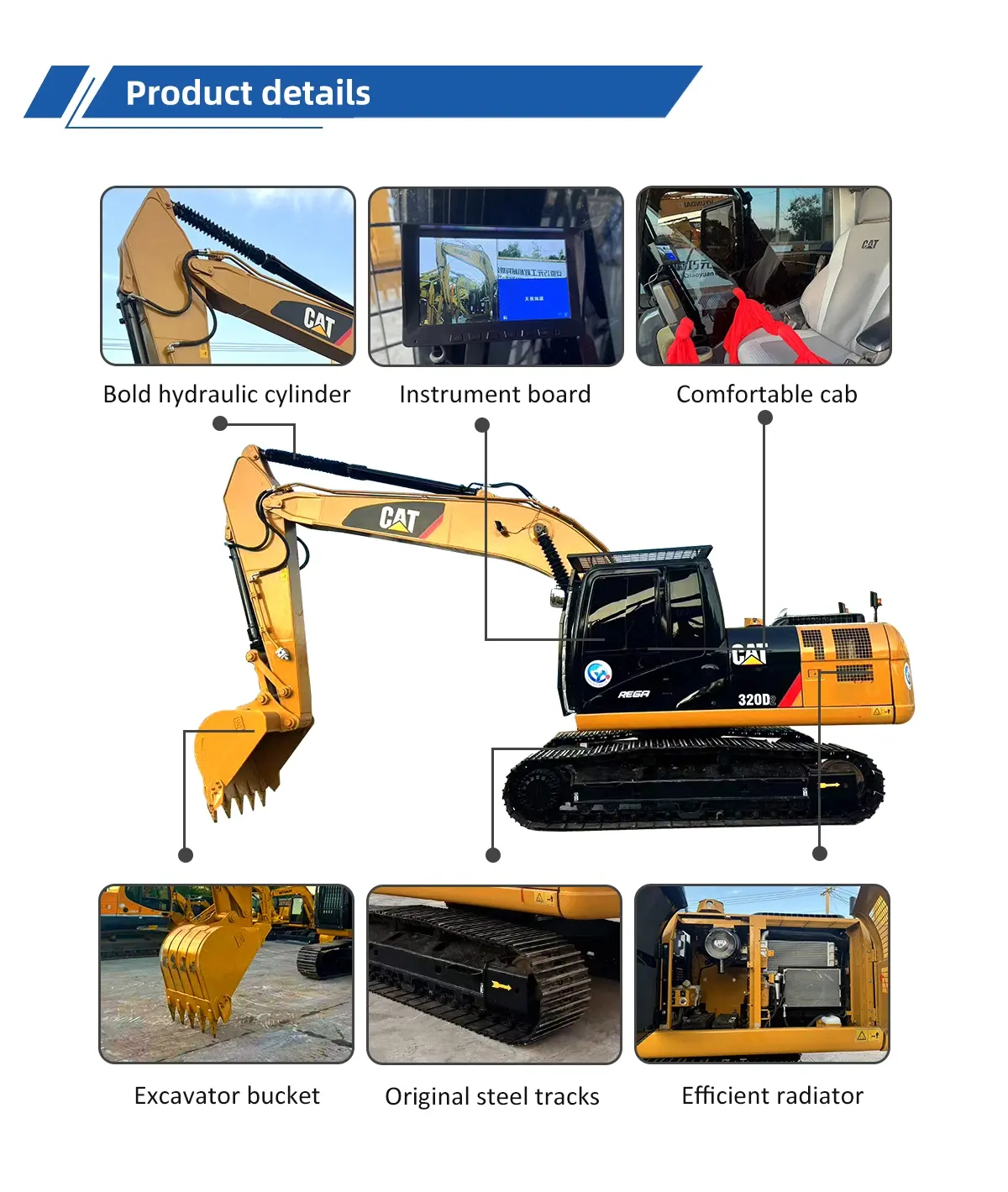 2021 Used Excavator Caterpillar 320D2