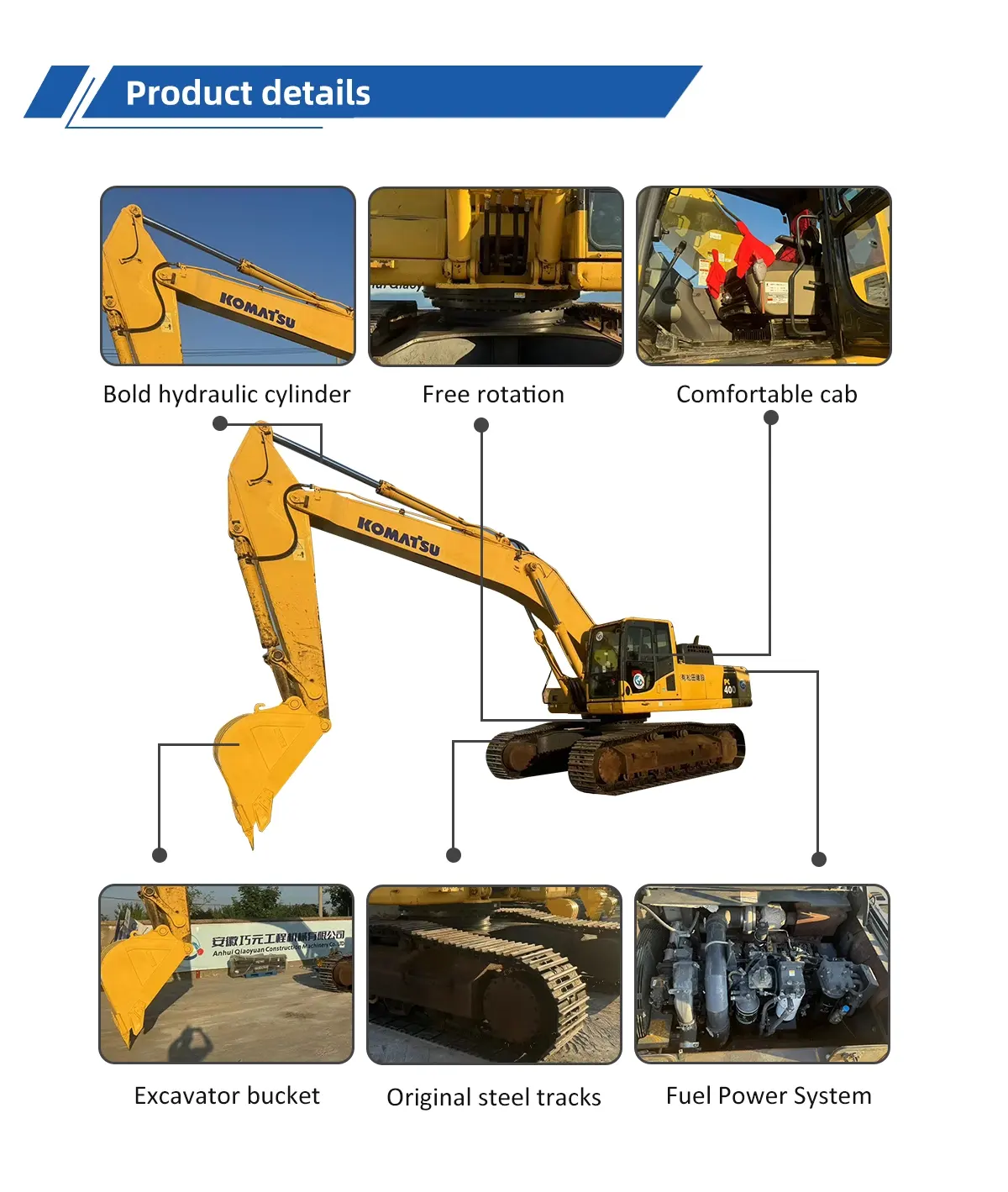 2023 Used Excavator Komatsu PC400 23